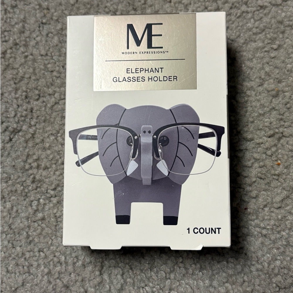 NWT Modern Expressions Elephant Glasses Holder